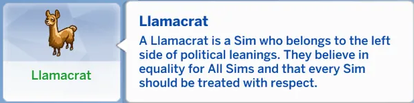 Llamacrat Trait