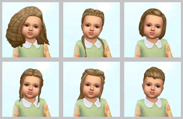 6 Toddlers Hairstyles Color UPDATED