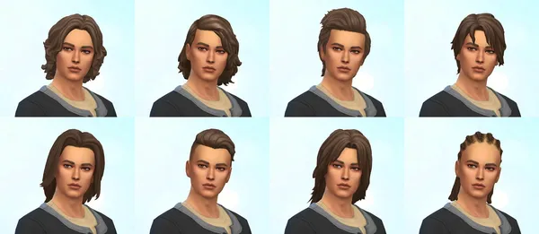 8 Male Hairstyles Color UPDATED