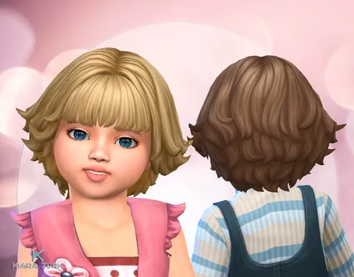 Jordana Hairstyle with Bangs for Toddlers