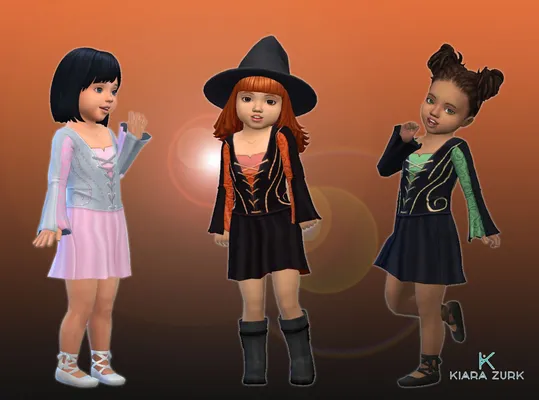 Witch Dress for Toddlers