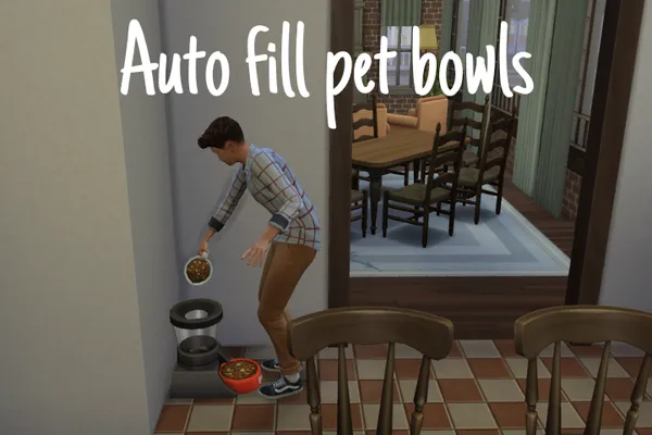 Auto fill pet bowls