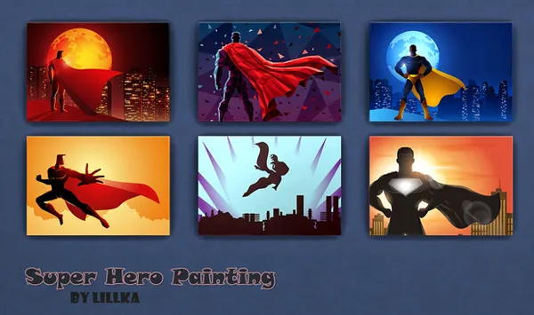 Super Hero Painting 
