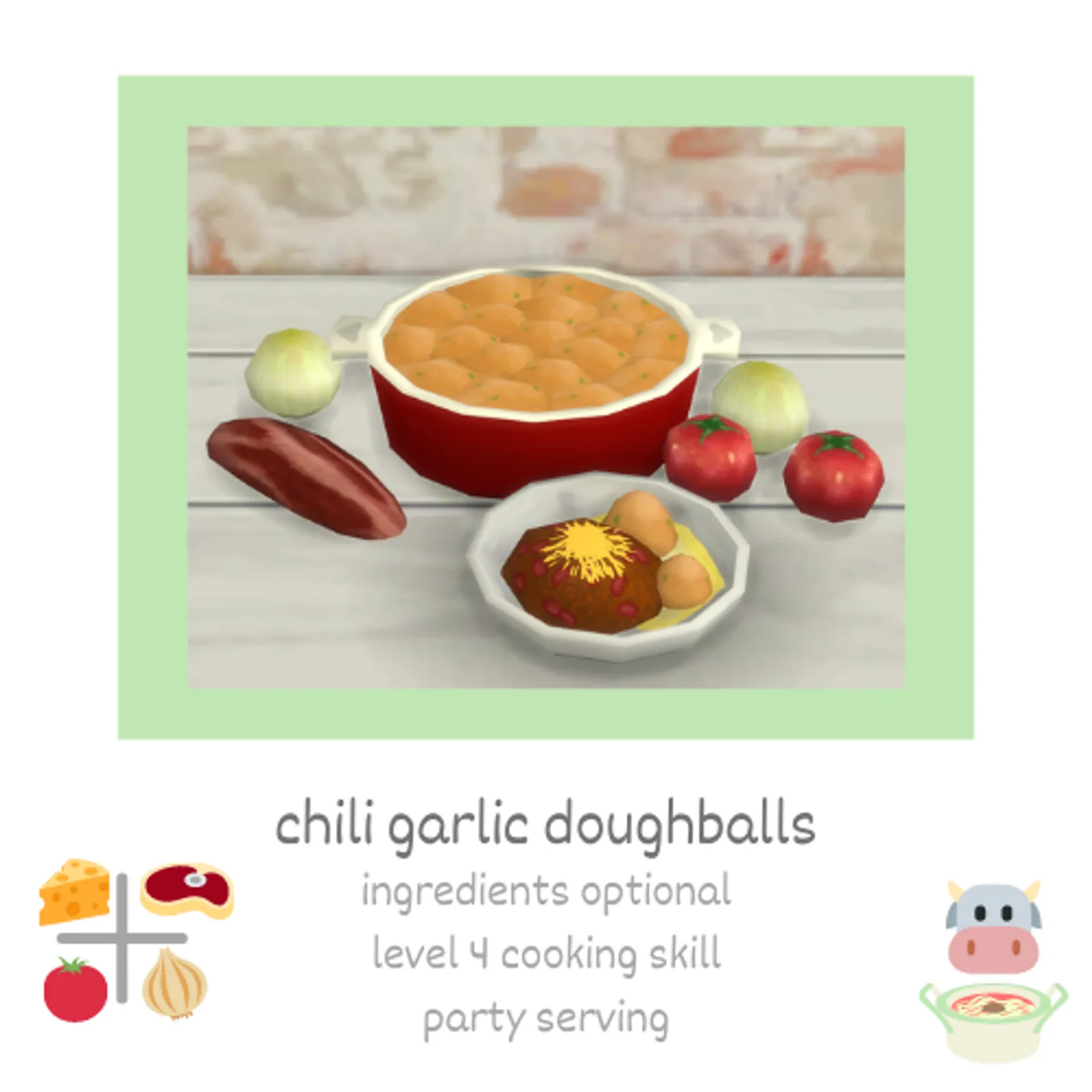 chili garlic dough balls