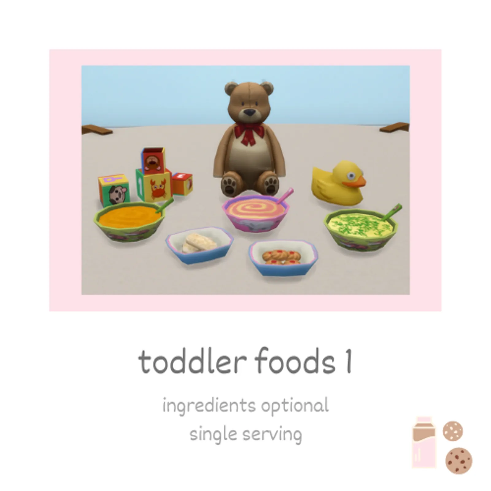 toddler foods set 1