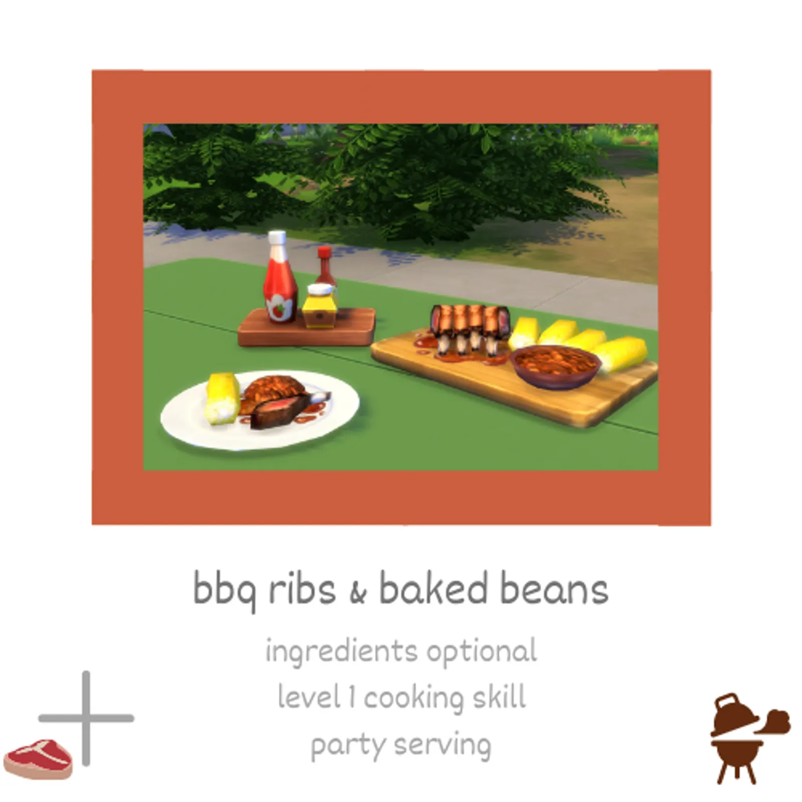 bbq ribs & baked beans