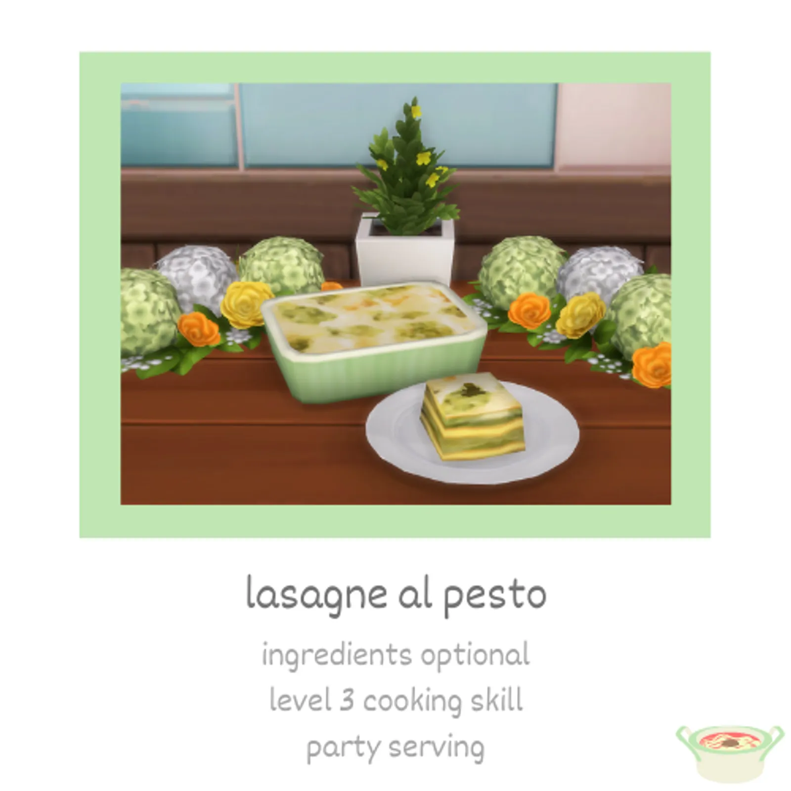 lasagne al pesto