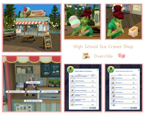 Ice Cream Shop Override - Highschool EP