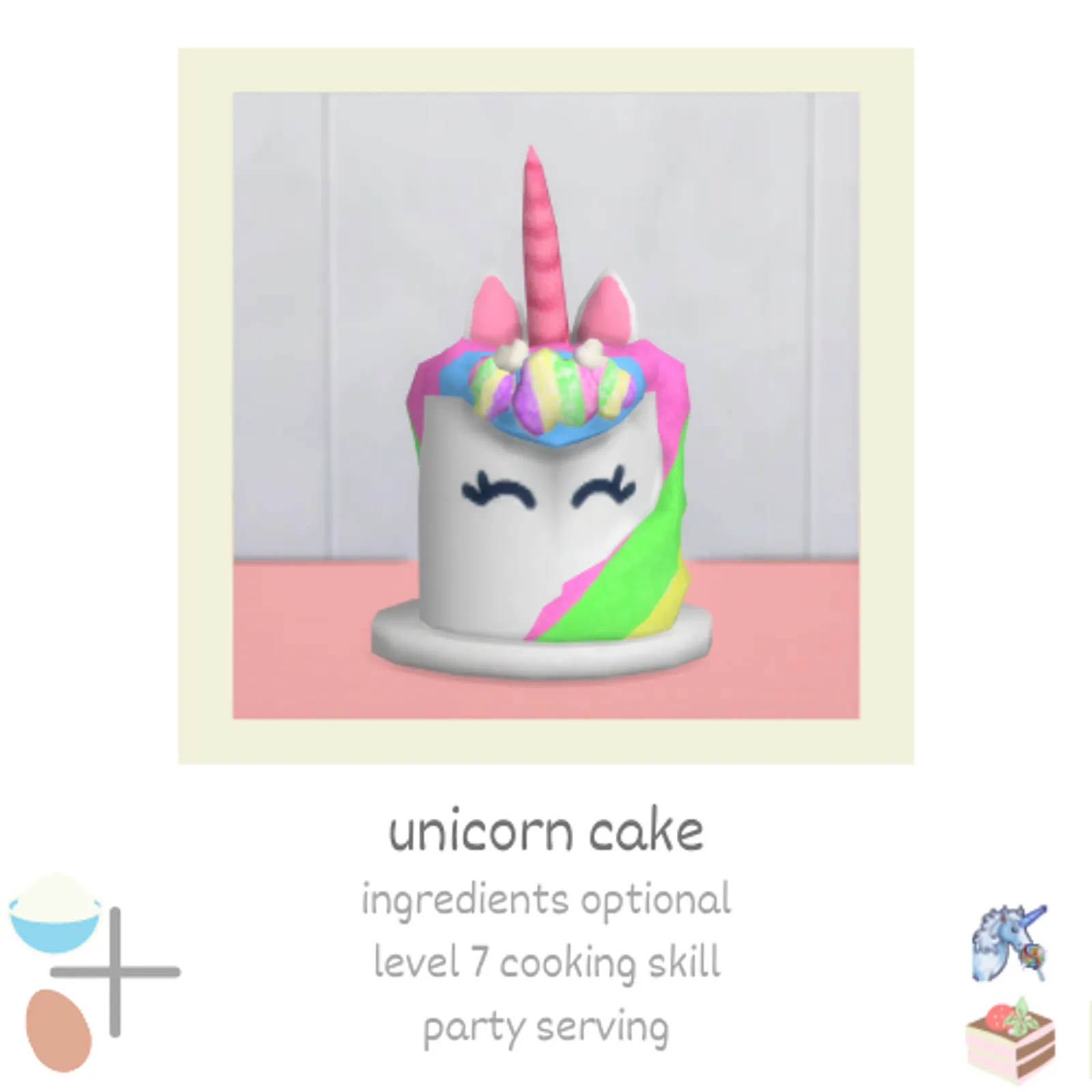 Sherbet Unicorn Cake 2 