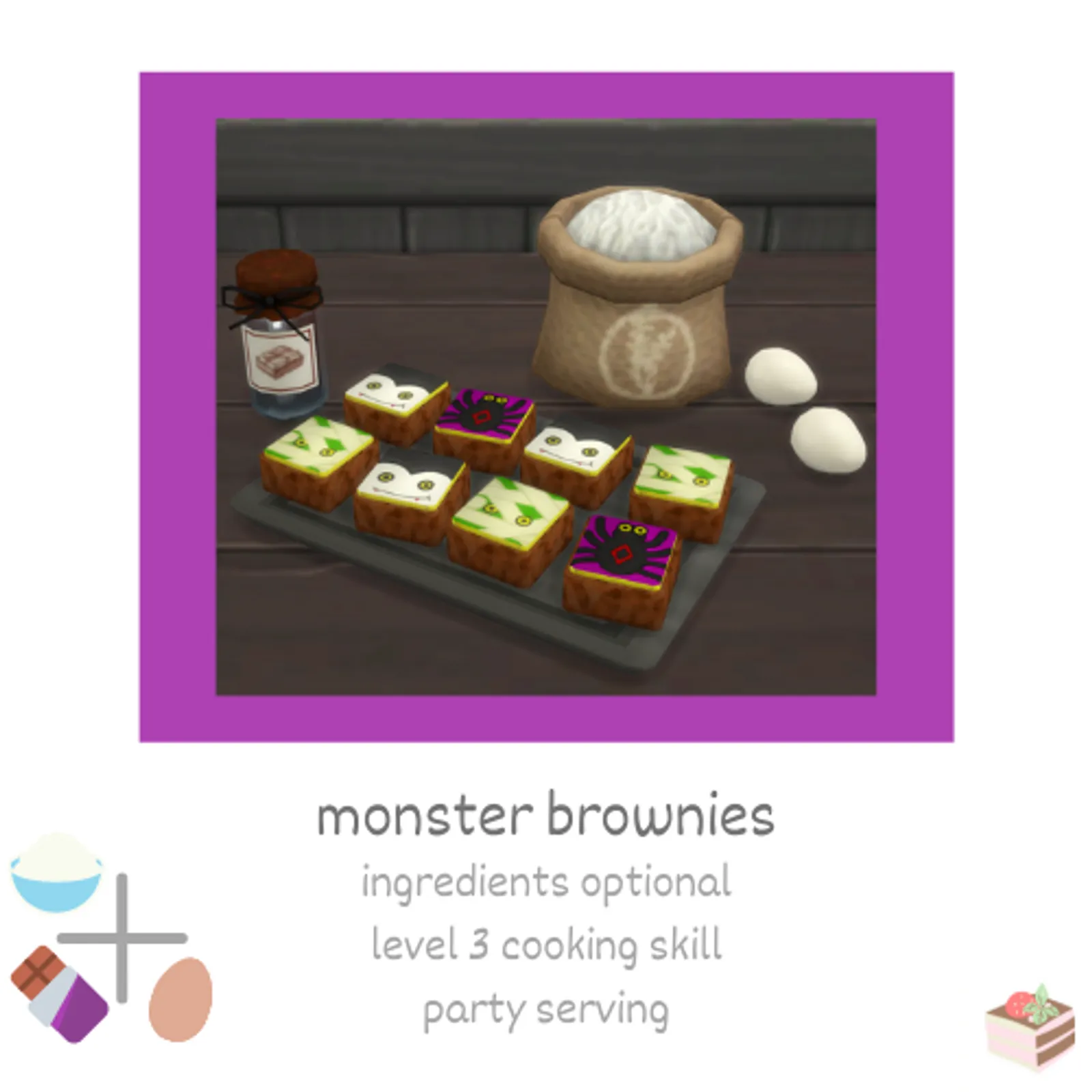 monster brownies