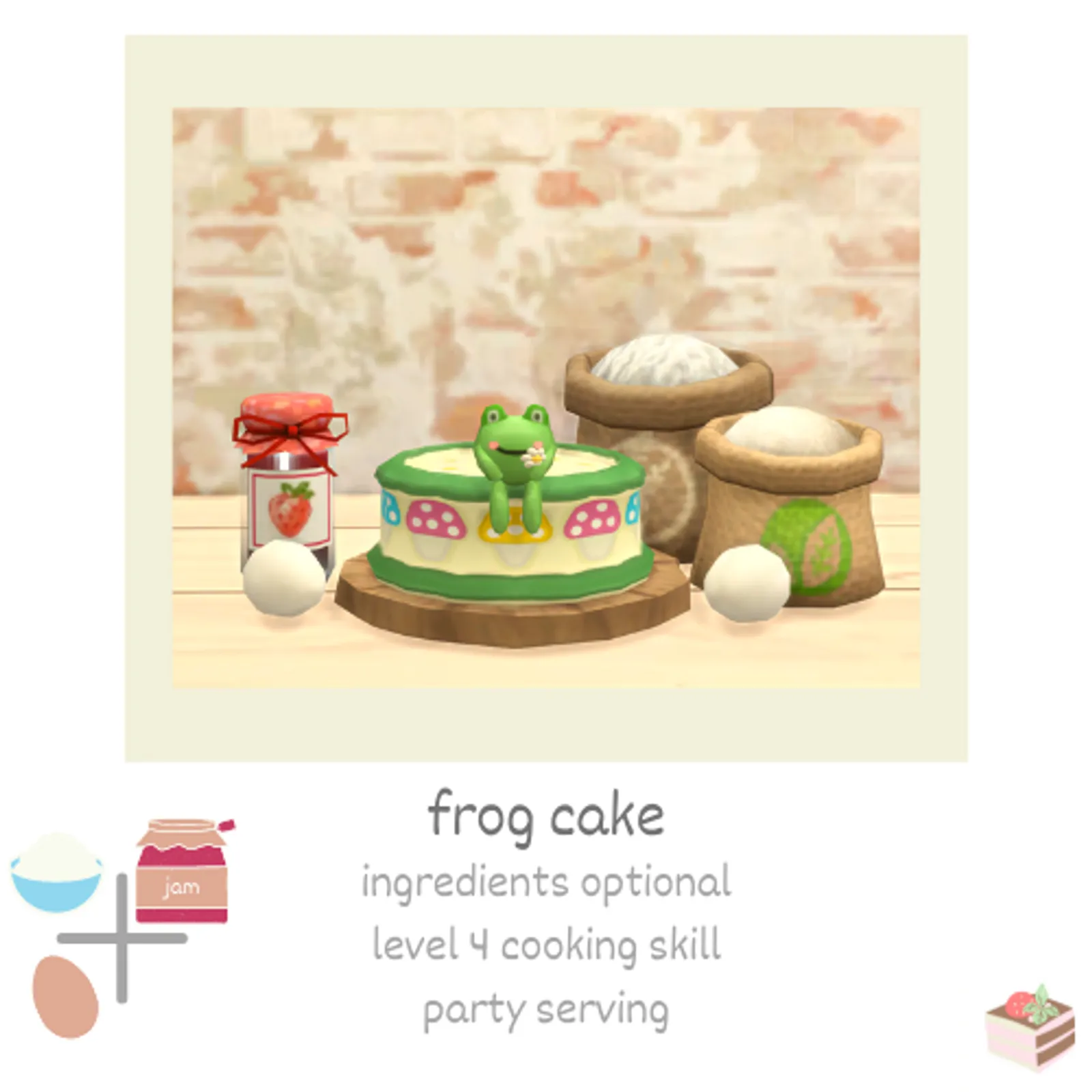 frog themed cake 