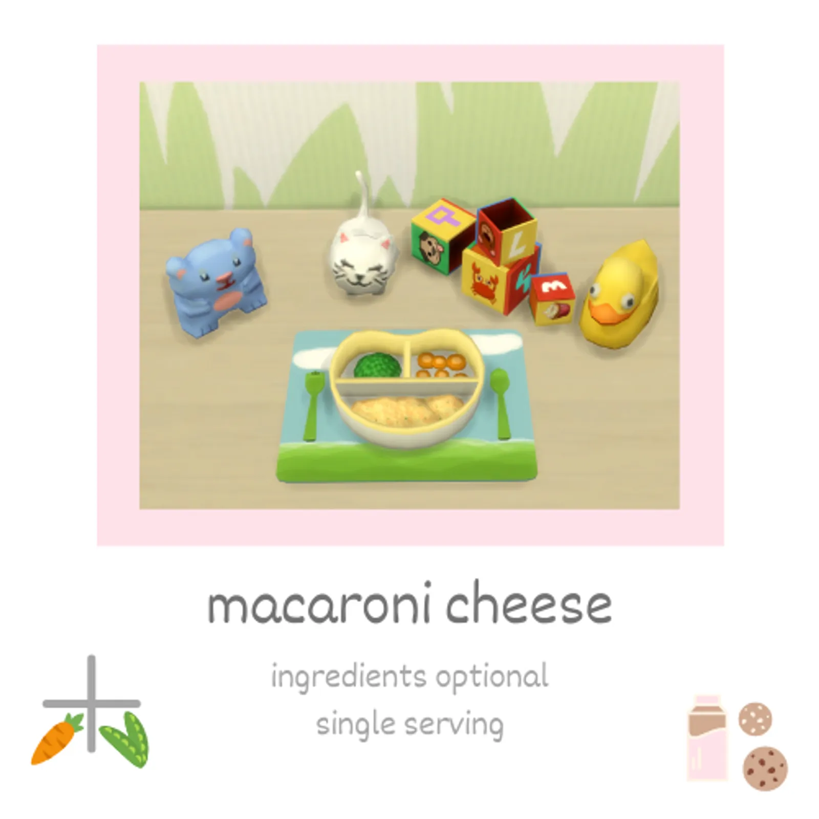 macaroni cheese - toddler food