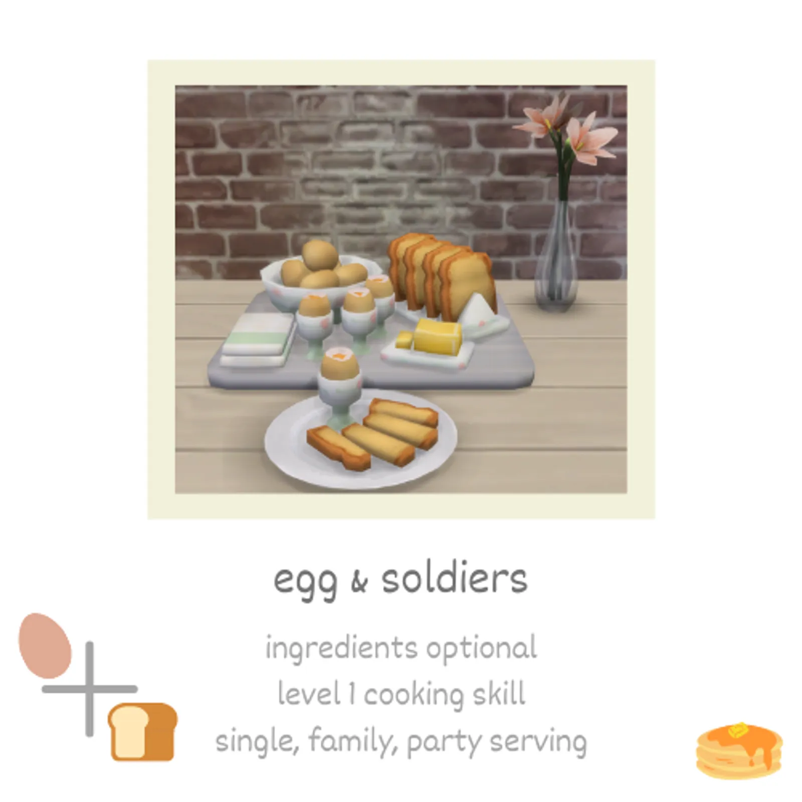 egg & soldiers ~ 🥚
