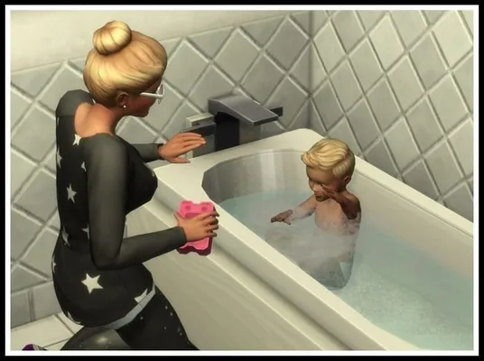 No Puddles under Bathtubs from splashing Toddlers
