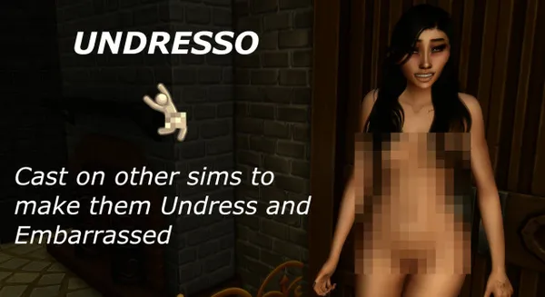 New Spell: Undresso (Safe for Work)