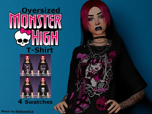 Oversized Monster High T-Shirt