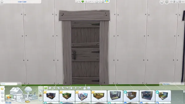 Filled Woodsy Door from The Werewolves Pack for added privacy (no little window)