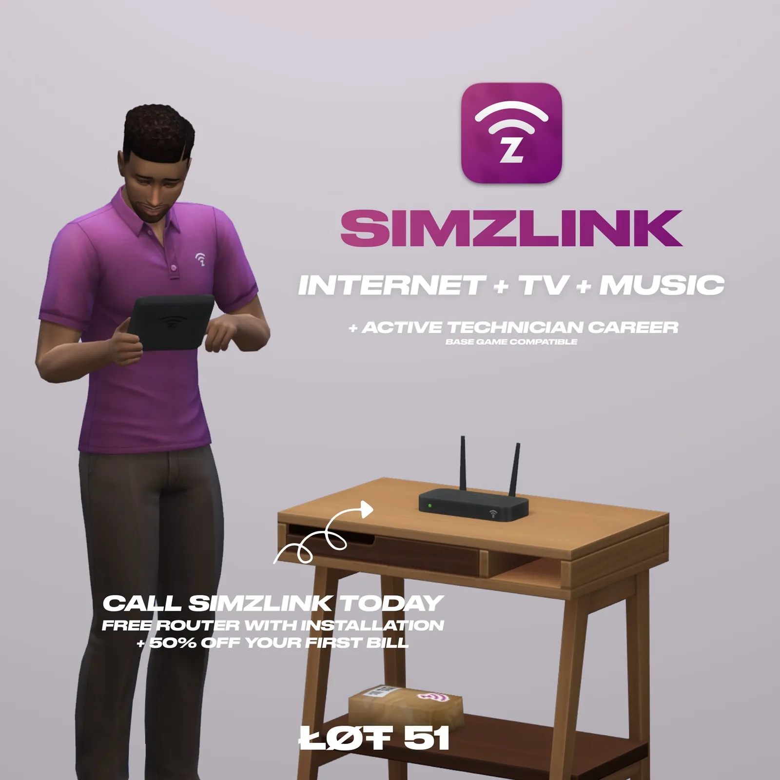 Simzlink Internet Service + Active Career (Now Available to the Public with v0.1.1)