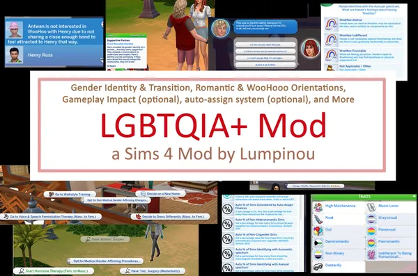 LGBTQIA+ Mod: Genders, Orientations, Impact test update