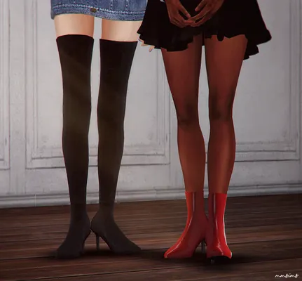 MMSIMS af 30 Days Thigh high & Ankle Boots