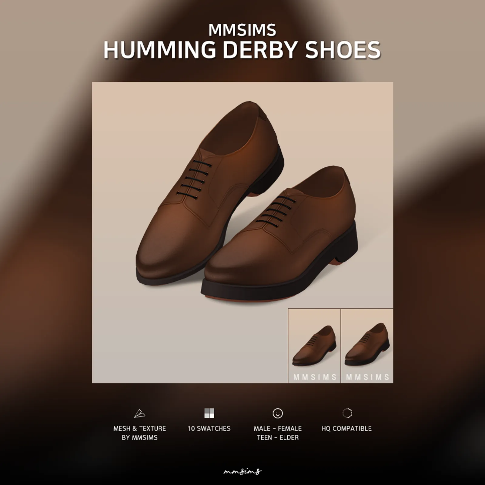 MMSIMS Humming Derby Shoes
