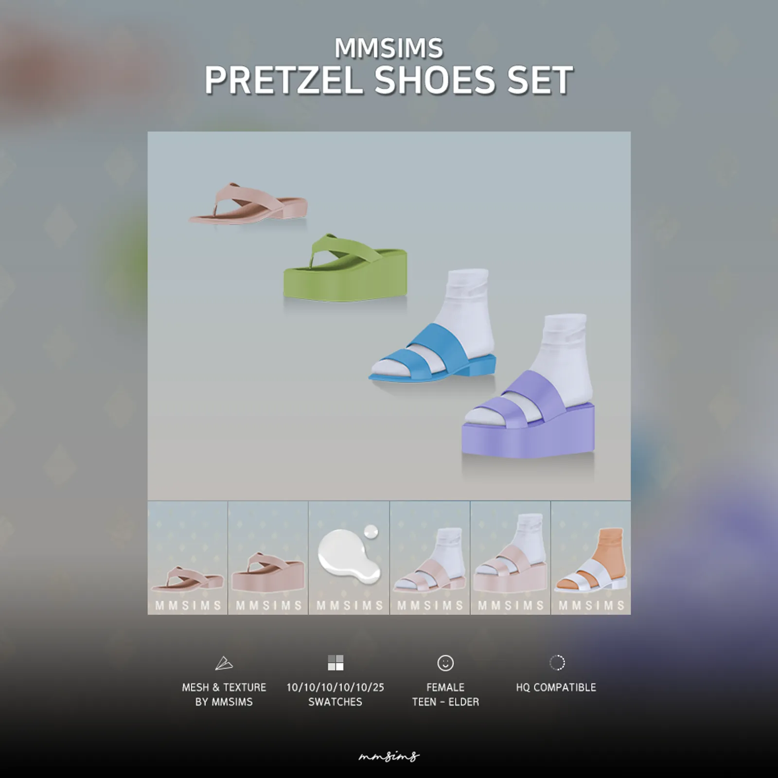 MMSIMS af Pretzel Shoes Set