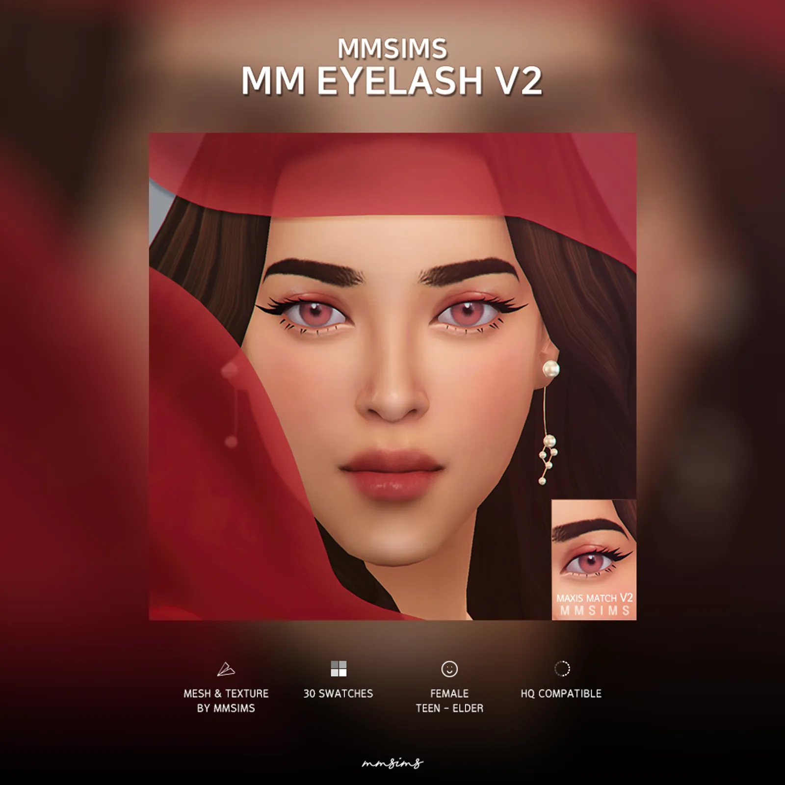 MMSIMS Eyelash Maxis Match v2