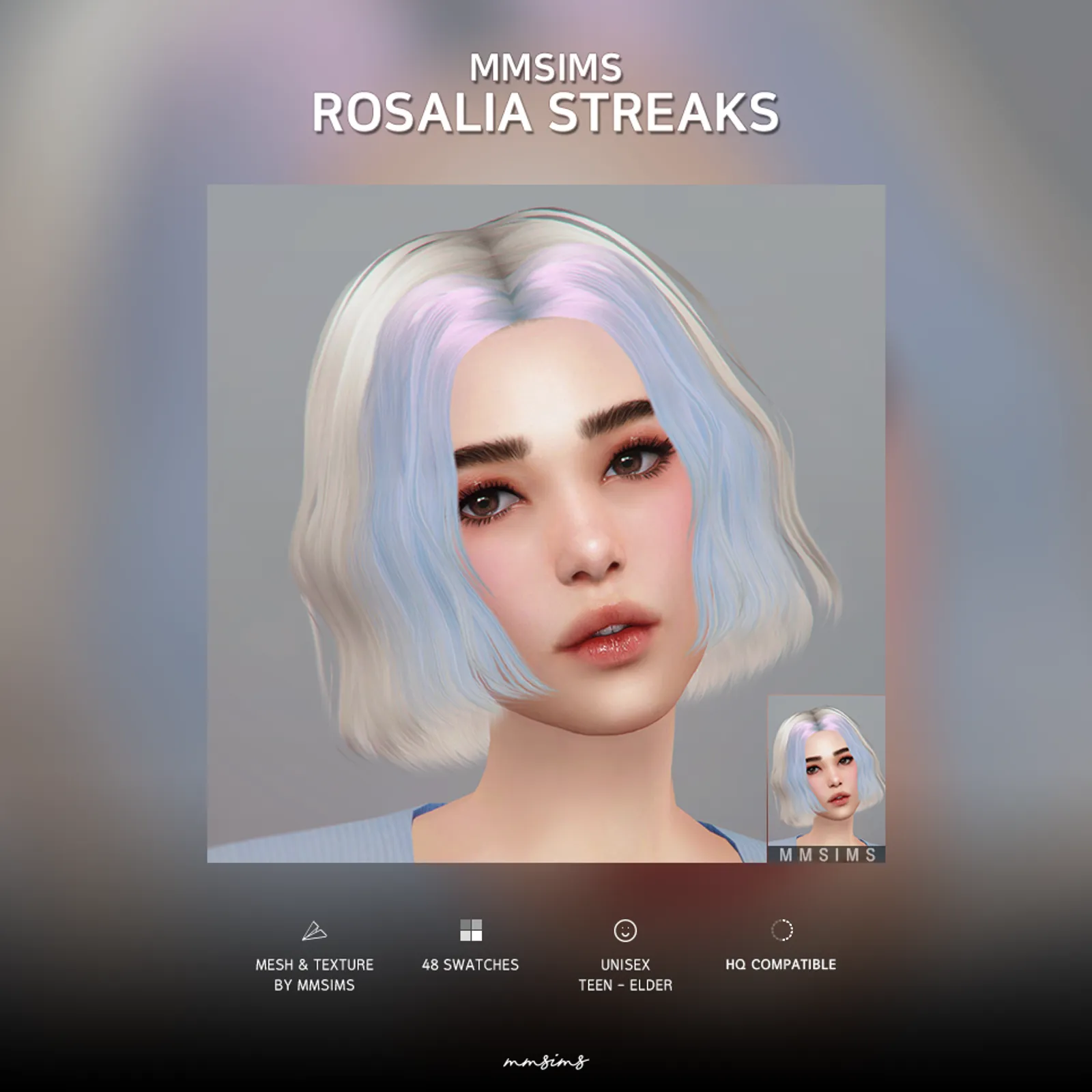 MMSIMS Hair Rosalia Streaks