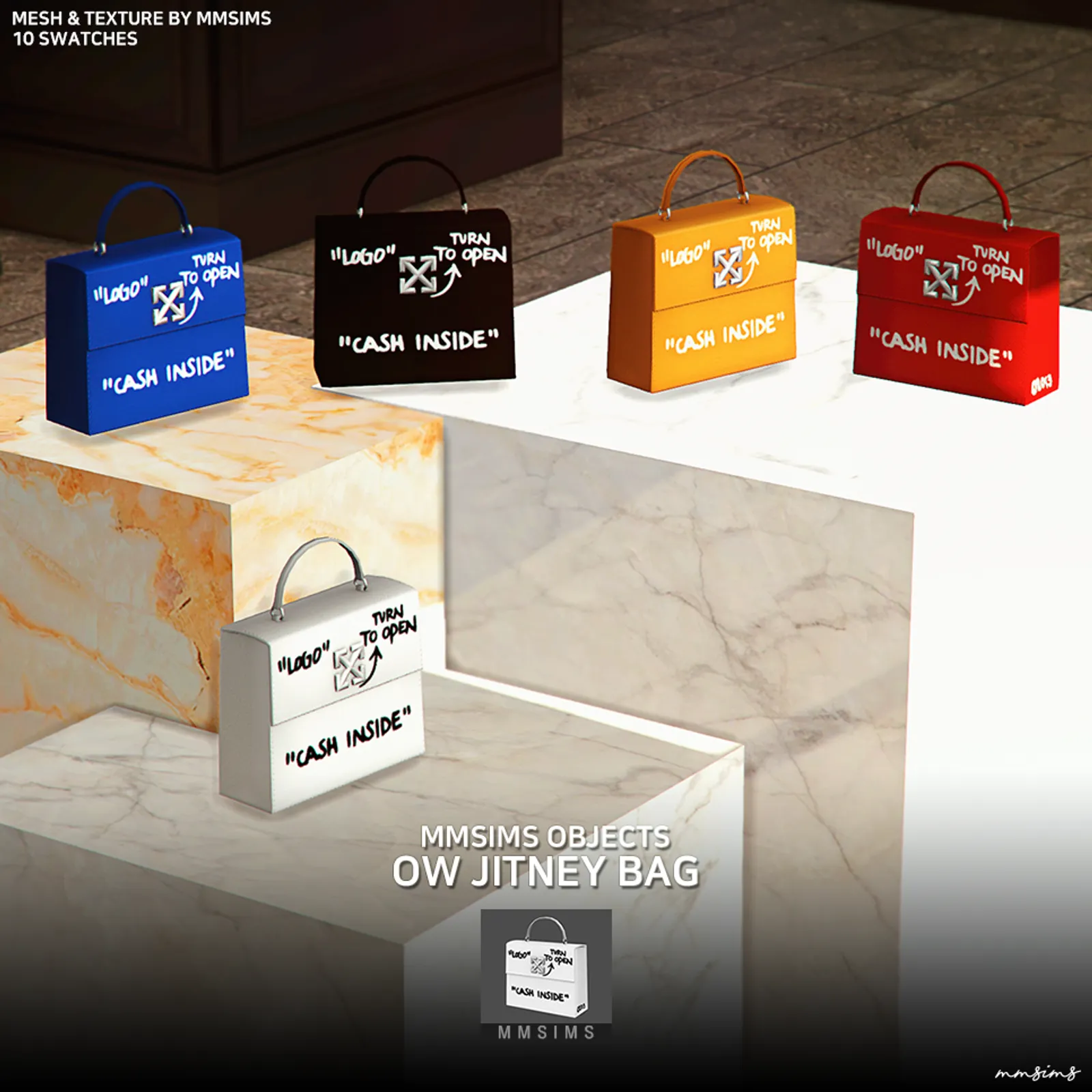 MMSIMS OW Jitney bag Object