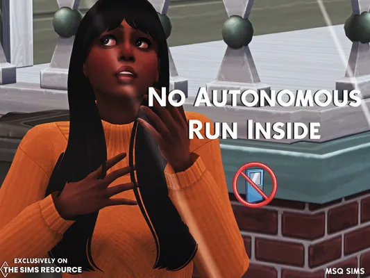 No Autonomous Run Inside
