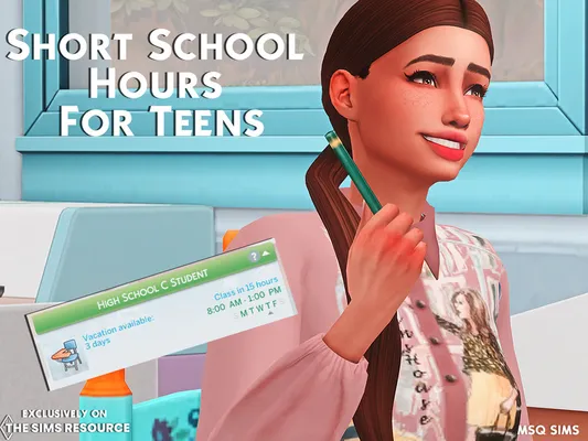 Short School Hours For Teenager
