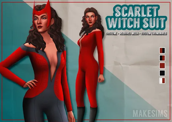 Scarlet Witch & Quicksilver Suits