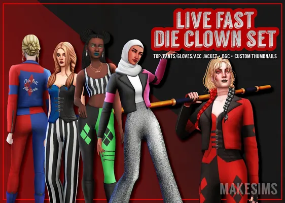 Live Fast, Die Clown Set