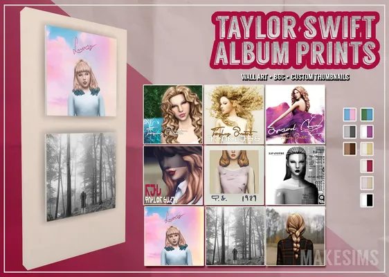 Taylor Swift Album Prints