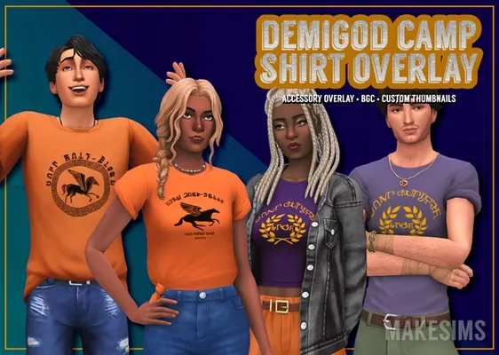 Demigod Camp Shirt Overlay  