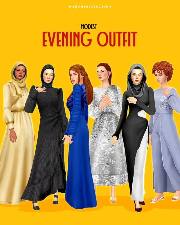 Modesty #5: Evening Outfit (Public July 8) 