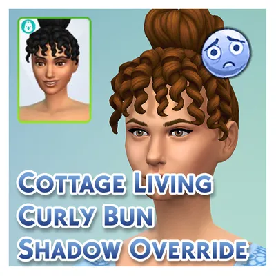 Cottage Living Curly Bun Shadow Override