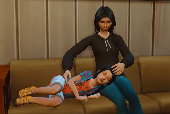 Lie On Lap Interaction for Kids