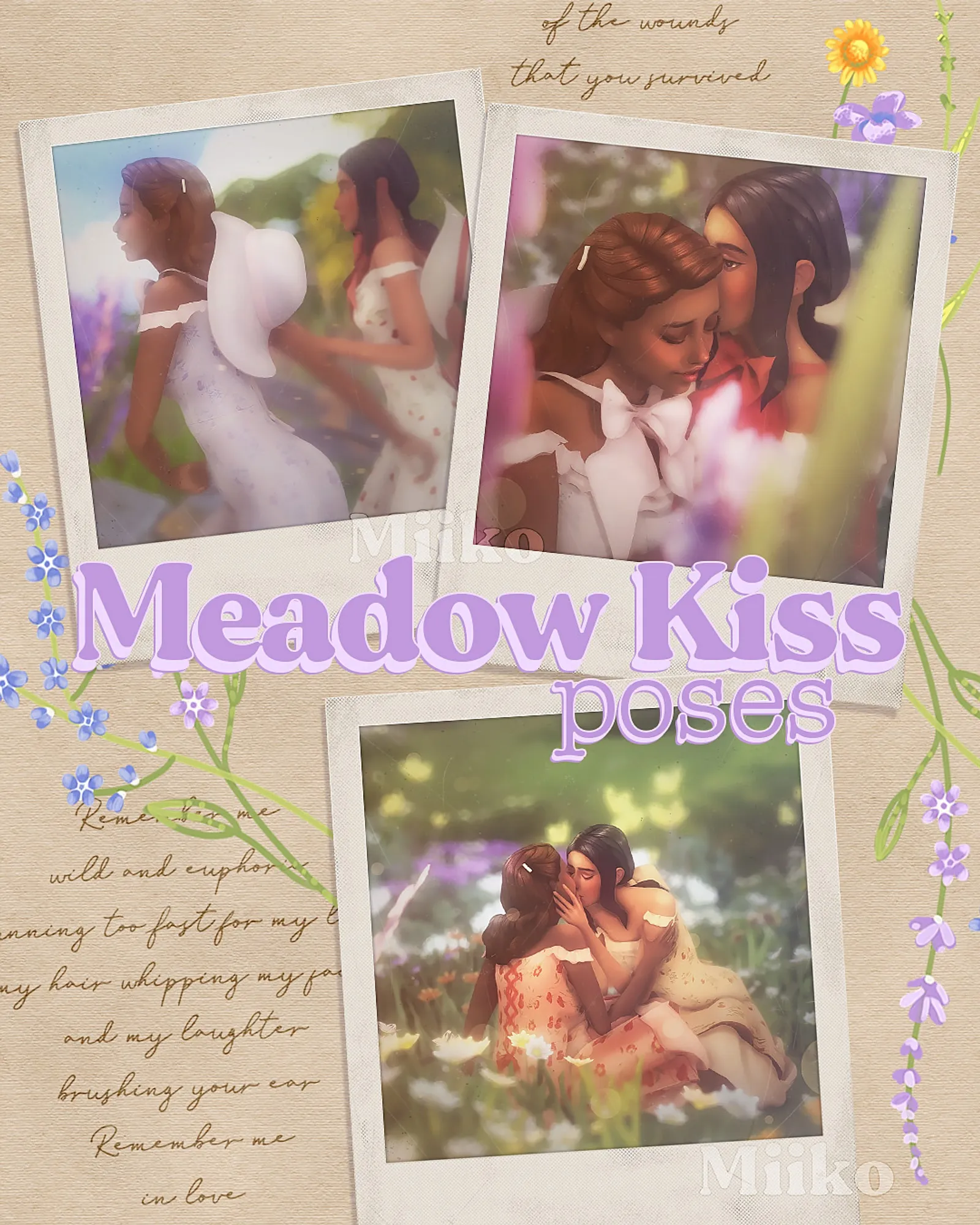 Meadow Kiss Poses