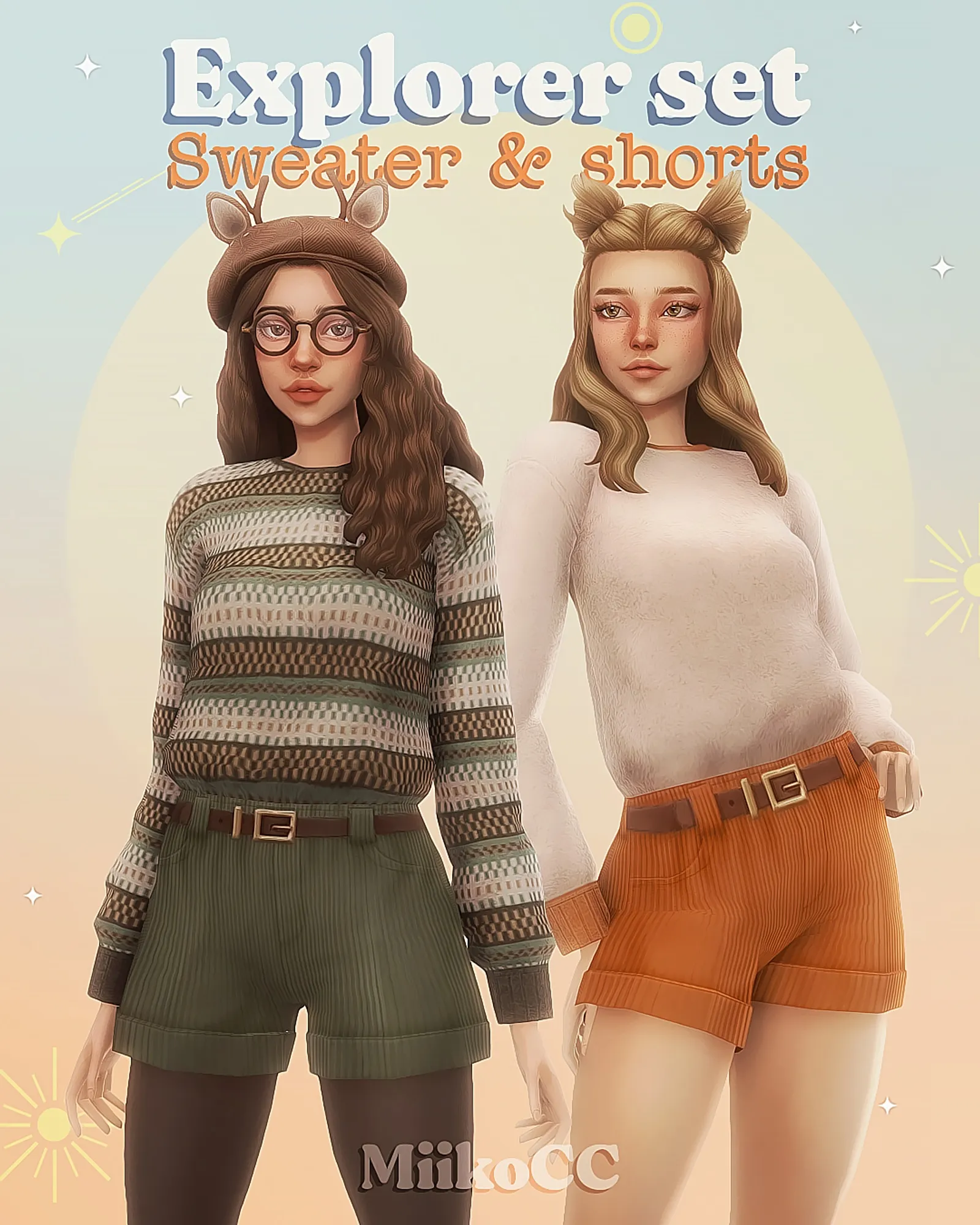 Explorer set ???? Sweater & shorts