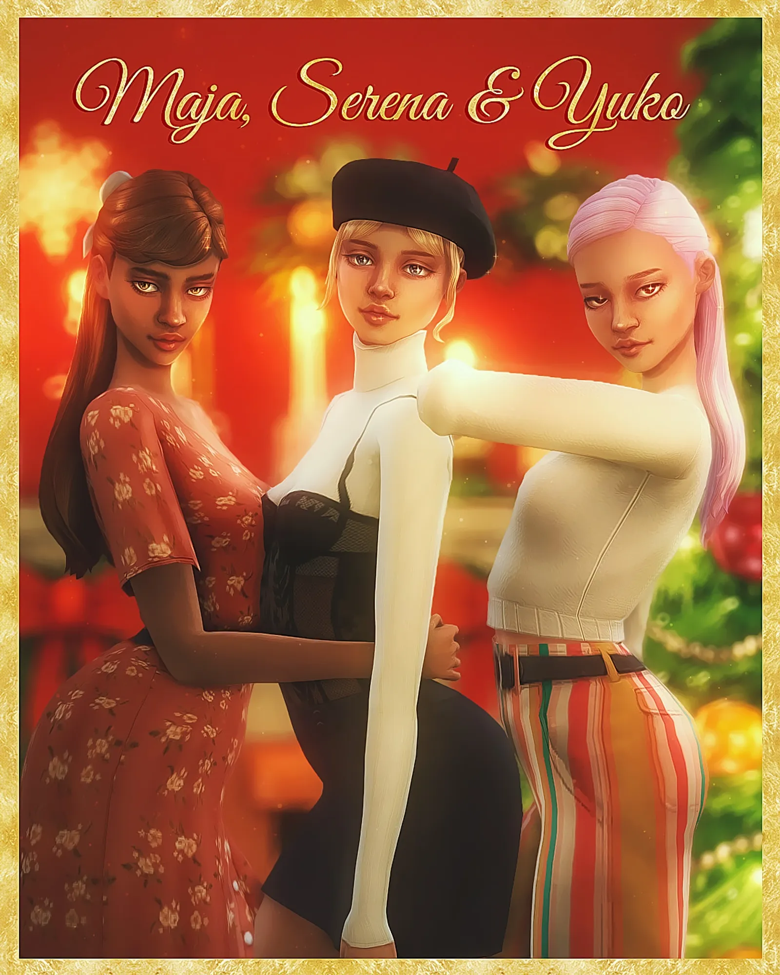 Sims: Maja, Serena & Yuko