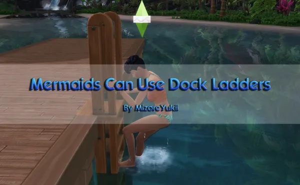 Mermaids Can Use Dock Ladders