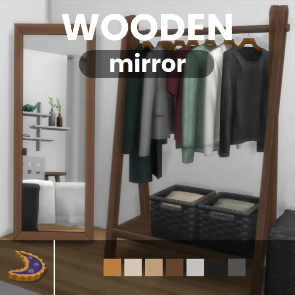 Wooden Mirror | By Moontaart