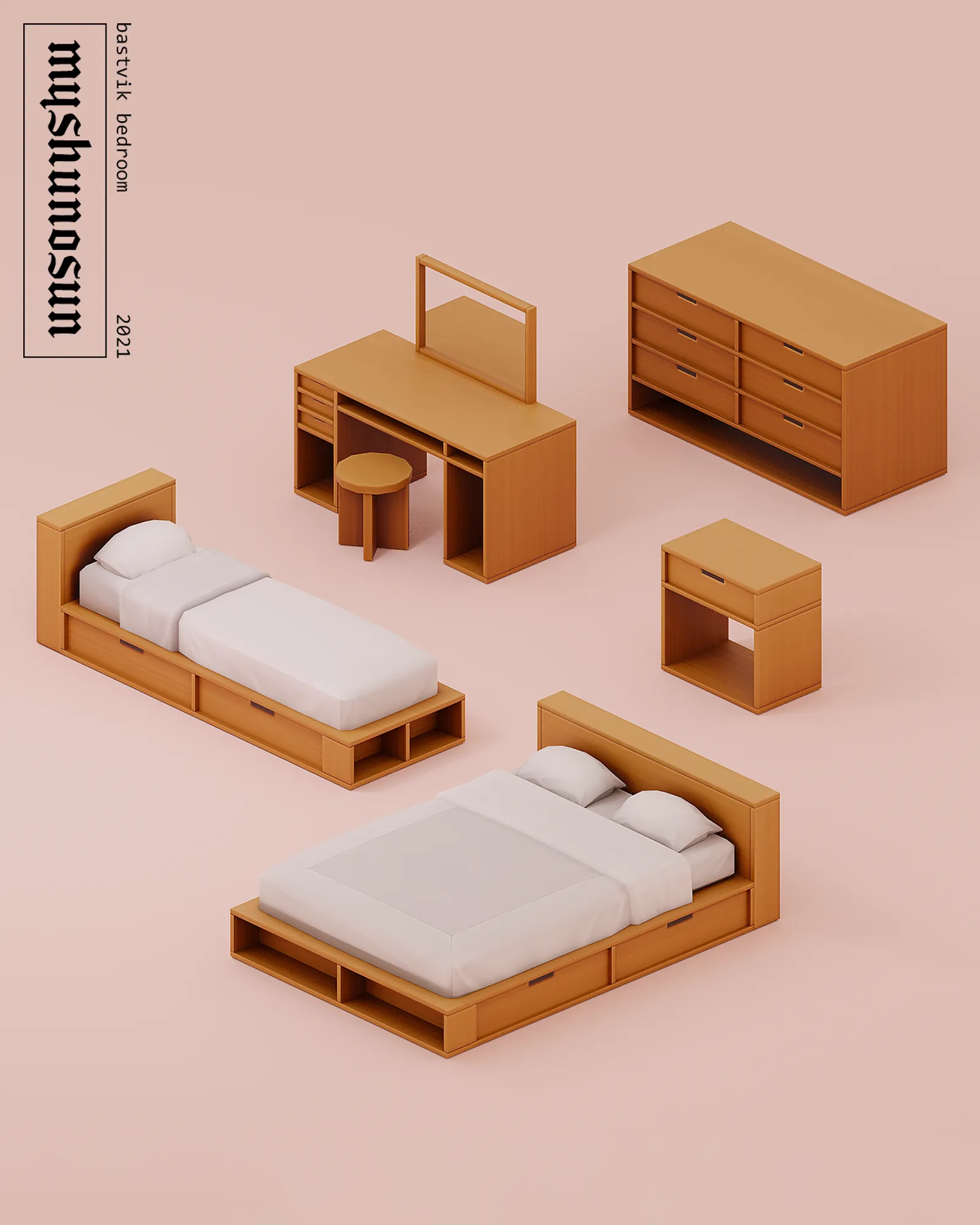 🎉 Bastvik bedroom // 6 items for a 6k special