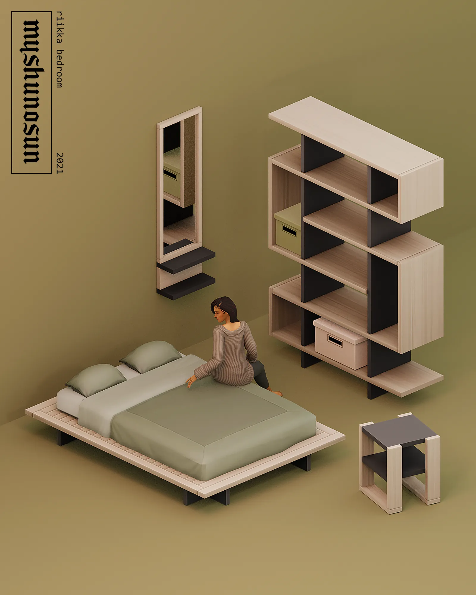 🌞 Riikka bedroom // 7 items