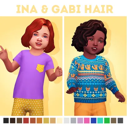 Ina & Gabi hair