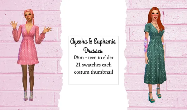 Ayesha & Euphemie Dresses