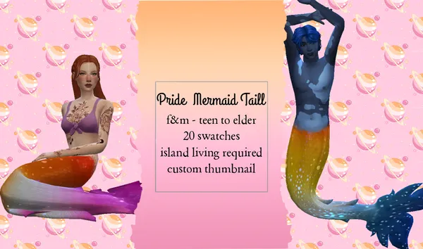 Pride Mermaid Tail