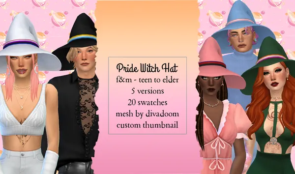 Pride Witch Hat