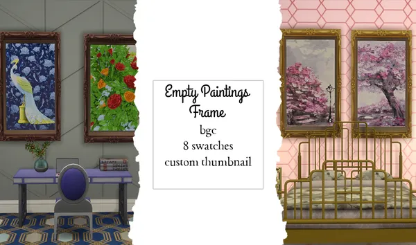 Empty Paintings Frame